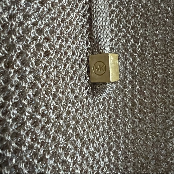 Michael Kors Gold Mesh Hoodie - Medium - Excellent Preowned Condition - Picture 3 of 5